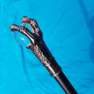 Bastón de Garra de Cristal para Caminar, Bastón de Madera de Diseño Moderno y Elegante, de 36 Pulgadas, Hecho a Mano - Product Image 5