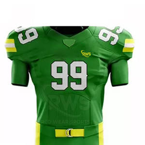 Vente en gros Ensemble d'uniformes de football américain personnalisés pour hommes Tissu à mailles respirantes Logos d'équipe d'uniforme américain - Product Image 3