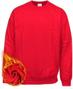 Pull-over à col rond unisexe 330 g/m² 100% coton polyester Sweatshirts vierges brodés avec logo personnalisé de grande taille pour l'hiver - Product Image 1