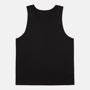 Custom Merino Wool <b>Men's</b> Summer Clothing Solid Halter <b>Tops</b> Fashionable Ribbed <b>Crop</b> Tank <b>Top</b> - Product Image 1