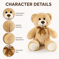 Jouets en peluche miniatures personnalisés de 10 cm, animaux mignons, ours en peluche, vache, éléphant, renard, pingouin, poupées en peluche, OEM ODM, vente en gros