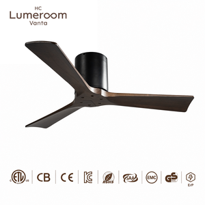 Ventilateur de plafond encastré 42 pouces sans lumière, pales en bois massif, moteur DC silencieux, télécommande, en stock aux États-Unis - Product Image 4