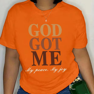 Camisetas estampadas para mujer, camiseta informal para mujer - Product Image 1