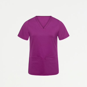 Uniformes d'infirmière d'hôpital pour femmes de qualité supérieure à manches courtes col en V confortable et décent gommages médicaux pour infirmières et médecins - Product Image 4