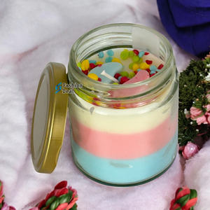 Velas perfumadas Premium de cera de soja 100% en tarro de vidrio sin humo y de larga duración para decoración del hogar Baby Shower Gifting a granel para vacaciones - Product Image 6