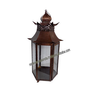 Best Quality Wholesale Iron and Glaas Candle Lanterns for Christmas Events Party Diwali Decoration - Product Image 2