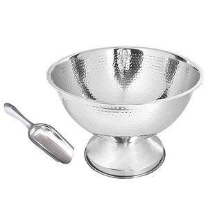 Seaux à glace à vin de bière en métal ovale moderne de haute qualité pour les fêtes de Noël et d'anniversaire - Product Image 3
