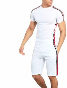 Ensemble deux pièces surdimensionné pour homme, respirant et thermique, style urbain, grande taille, avec short, séchage rapide - Product Image 4