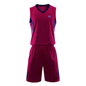 Uniforme de Baloncesto para Deportes de Equipo Enfocado en el Rendimiento, Talla Grande, Ligero, Transpirable, que Absorbe la Humedad, para Entrenamientos y Partidos - Product Image 1