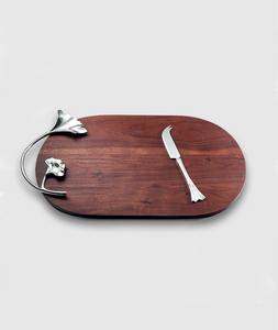 Plateau à fromage ovale tendance en bois de luxe, outils à fromage - Product Image 2