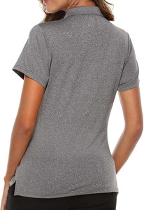 Nuevo diseño de moda, Polo en blanco para mujer, de manga corta Camiseta polo, polos de alta calidad para mujer - Product Image 3