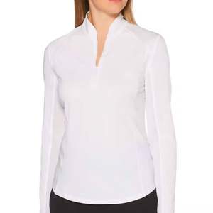 เสื้อสวมหัวแขนยาวลำลองของผู้หญิงกำหนดเองได้แฟชั่นถักทรงสลิมฟิตพร้อมพู่ตกแต่งดูดความชื้น - Product Image 3