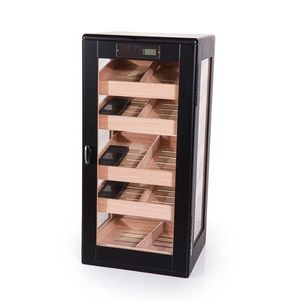 Armadietto per sigari da 5 scaffali/Humidor-nero