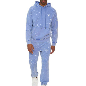 Conjunto Deportivo con Lavado Ácido para Hombre, Corte Holgado, Tela Suave, Ideal para Ropa Urbana, Viajes y Atuendos Casuales Diarios - Product Image 6