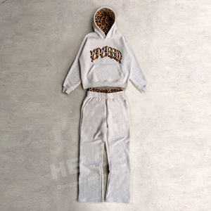 Conjunto de Sudadera con Capucha y Pantalones Deportivos de Felpa Francesa con Estampado DTG Personalizado para Fabricantes de Ropa 2026 - Product Image 4