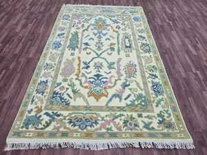 Alfombras de lana fina hechas a mano hechas en India, suaves, personalizables, 5x8, 12x14, tamaños para hoteles de oficina en casa, patrón abstracto de colores vibrantes - Product Image 4