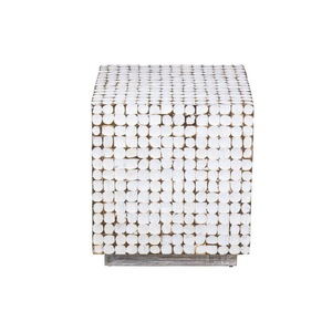 Muebles de sala de estar de cáscara de coco hechos a mano de alta calidad, mesa auxiliar elegante para dormitorio, venta al por mayor de Vietnam - Product Image 4