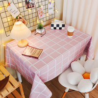 Nappe de table imperméable et résistante à l'huile en PVC, beige et marron, douce et fluide, vente en gros directe usine