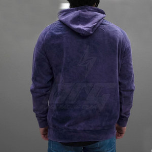 Marque privée personnalisée, sweats à capuche solides décontractés en coton mélangé polaire pour l'hiver vente directe d'usine quantité minimale de commande bas pour hommes - Product Image 4