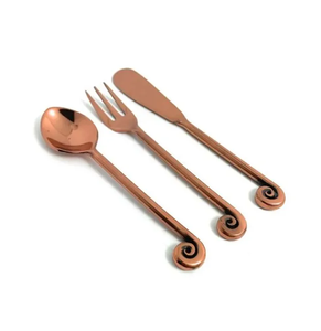 Articles de cadeaux de mariage royal 304 ensemble de couverts en acier inoxydable vente chaude ensemble de couverts à bas quantité minimale de commande élégant fête d'affaires couverts classiques - Product Image 2