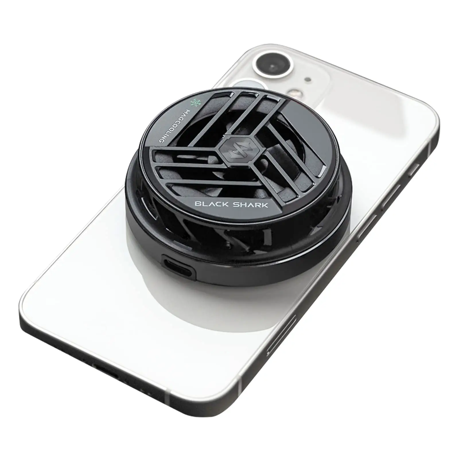 Raffreddamento a semiconduttore per Tablet Android iPad ventola di raffreddamento per telefono cellulare portatile radiatore per telefono nero squalo magnetico