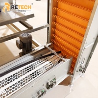 Équipement de cage d'élevage au sol de type H automatique pour 10 000 poulets de chair en élevage en Indonésie
