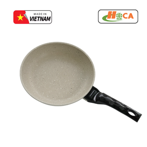 Poêles à frire en alliage d'aluminium forgé de haute qualité OEM Sauteuses à frire antiadhésives Poêles à frire de première qualité avec finition en pierre de blé - Product Image 2