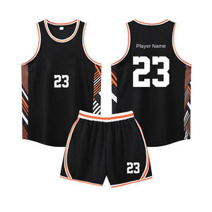 Maillots de basket-ball personnalisés, shorts, design réversible, toutes saisons, 100% polyester, maille cousue, antibactérien, sans manches, unisexe - Product Image 4