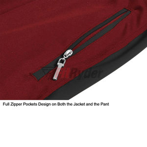 Chándal deportivo transpirable con cremallera completa personalizado para hombre, ropa de entrenamiento atlético informal, chándal alto al por mayor, novedad de 2024 - Product Image 4