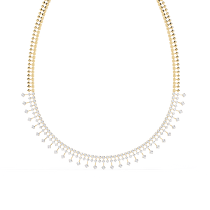 Diamond Chain Tassel labgrown diamante y diamante natural 10K 14K 18K collares de oro para mujeres - Product Image 5