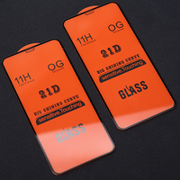 Protection d'écran en verre trempé HD transparent anti-éclats 21D 9H |   Résistant aux rayures, compatible avec les téléphones Apple