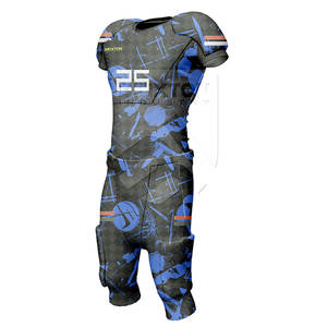 Uniforme de fútbol americano personalizado para hombre, novedad, venta al por mayor, manga corta, diseño transpirable para equipos - Product Image 2
