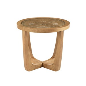 Table d'appoint en bois de rotin de haute qualité Table de chevet en bois rustique pour salon chambre à coucher fabriquée au Vietnam - Product Image 3
