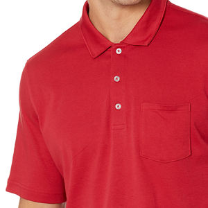 Polos de marque de mode d'été pour hommes manteau d'affaires à manches courtes bouton de revers mercerisé respirant - Product Image 5
