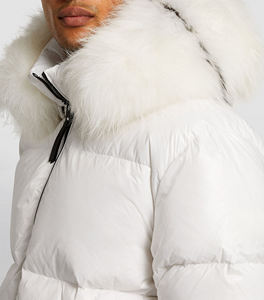 Chaqueta acolchada de estilo callejero a la moda para hombre, chaqueta de invierno acolchada transpirable con cuello levantado y logotipo personalizado - Product Image 6