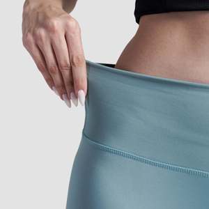Leggings de course en tricot vert aqua - Product Image 5
