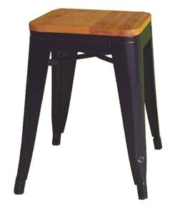 Sgabello da <span class=keywords><strong>Bar</strong></span> in Metallo Stile Industriale Vintage KSL per Ristoranti, Arredamento da Esterno Alto e Basso, Design Retrò - Product Image 4