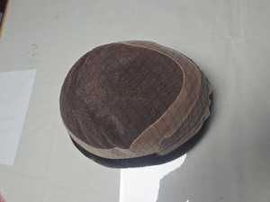 Peluca de pelo Taz indio Remy sin frente de onda profunda para hombre de Los Ángeles Peluca de pelo tupé Yaki suelta - Product Image 3