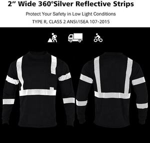 Camisa de Seguridad de Alta Visibilidad Tipo R OEM, Transpirable, Reflectante, de Manga Larga - Product Image 5
