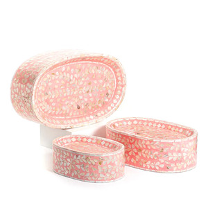 ชุดเซ็ตออกแบบหรูหราของแม่ของไข่มุกฝังเค้กช็อคโกแลตตกแต่งแม่ของไข่มุกโมเสกของขวัญพิเศษรอมฎอน - Product Image 1