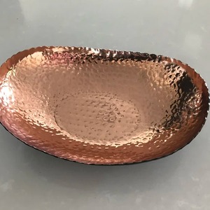 Bol à fruits décoratif en acier inoxydable martelé à la main, écologique, sans BPA, résistant à la chaleur, élégant centre de table pour la maison - Product Image 6