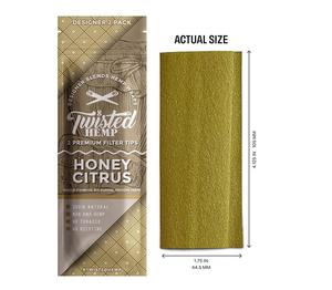 Envoltorios de Cáñamo Orgánico 100% Tejido, Mezclas de Diseño Premium, Cáñamo Retorcido (Aroma a Miel y Cítricos) - Product Image 1