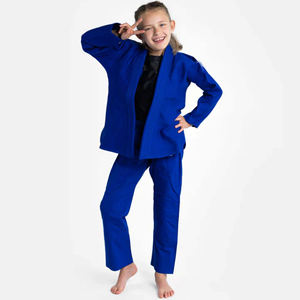 Uniforme de Karate Azul Rey para Adultos, Conjunto de Artes Marciales, Kimono de Entrenamiento Elástico de Mezcla de Algodón Suave para Unisex - Product Image 2