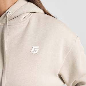 Sweat-shirt et sweat à capuche beige essentiels pour femmes, coupe classique - Product Image 5