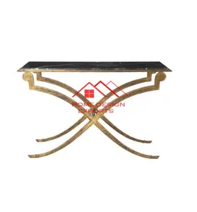 Table console design de luxe fabriqué à la main best-seller Home Hotel Decor Metal Console Table Morden Home Decor Furniture At Wholesale