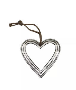 คลาสสิกแขวนรูปหัวใจตกแต่งการใช้งานผลิตภัณฑ์ที่กำหนดเองเงินเสร็จสิ้นของขวัญโลหะที่ดีที่สุดแขวนรายการ - Product Image 5