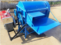 Nouvelle batteuse multifonctionnelle NH modèle 900 pour riz, blé, millet et soja, corps en acier inoxydable, capacité de 5 tonnes/heure, moteur diesel haute performance