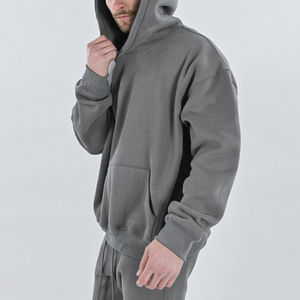 Vêtements de rue d'hiver de haute qualité, surdimensionnés, vente en gros, vêtements de mode, sweats à capuche pour hommes, pull personnalisé, imperméable, respirant, en coton - Product Image 4