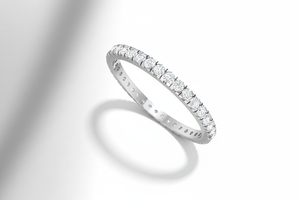 Anillo de Oro de 14K y Diamantes Naturales con Brillo Infinito para Mujer, para Bodas, Fiestas, Aniversarios, Regalos Románticos y Celebraciones - Product Image 3