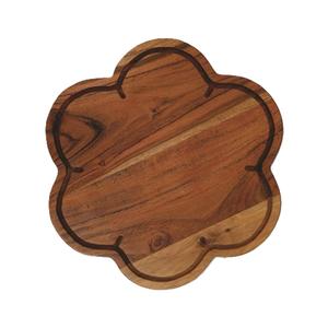 Meilleure vente d'assiettes de chargeur antiques décoratives en bois naturel fini élégant assiettes de chargeur en bois de couleur pure rondes faites à la main - Product Image 1